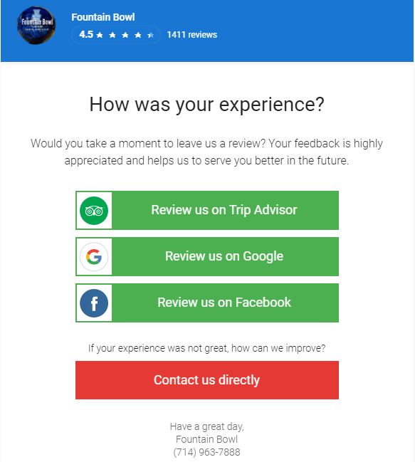 email review template
