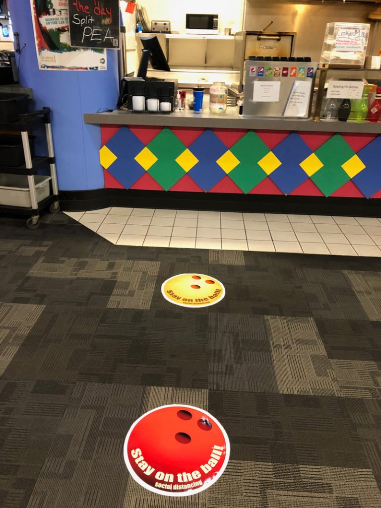 snack bar decal