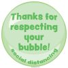 bubble decal green