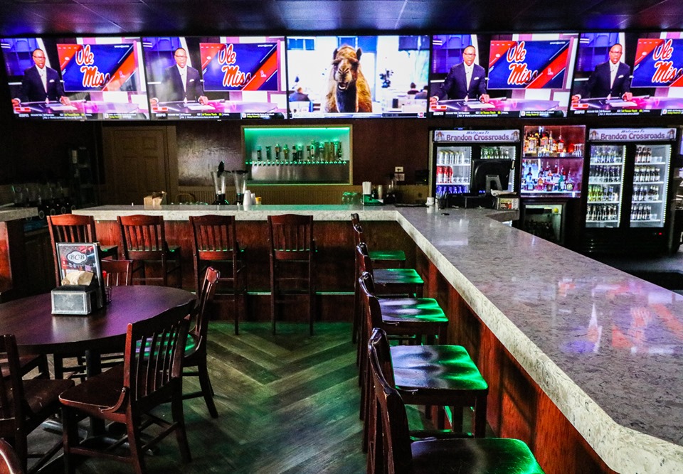 bar area