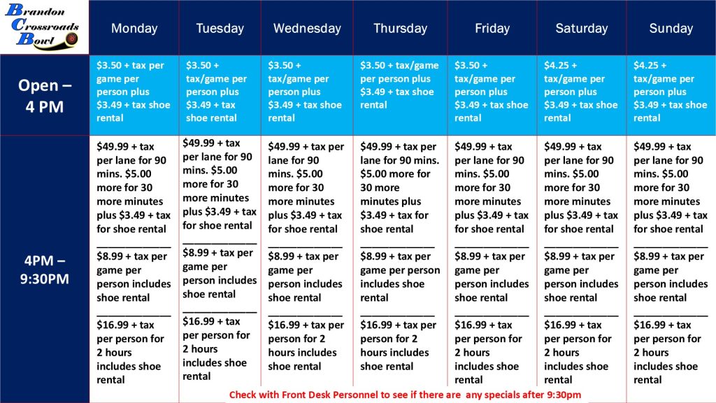 pricing