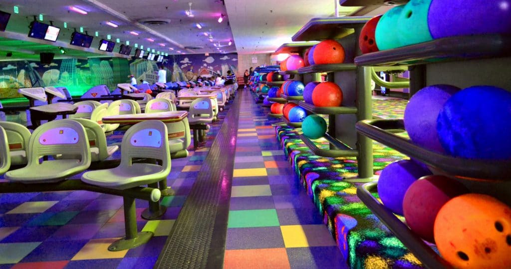 bowling lanes and balls