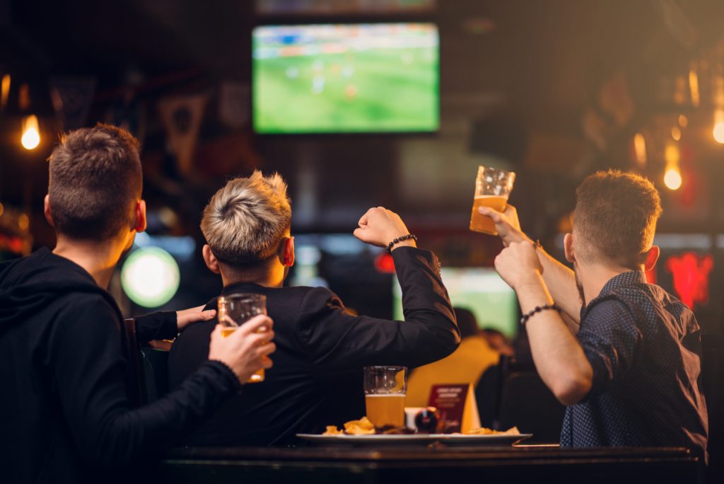 sports bar and beer