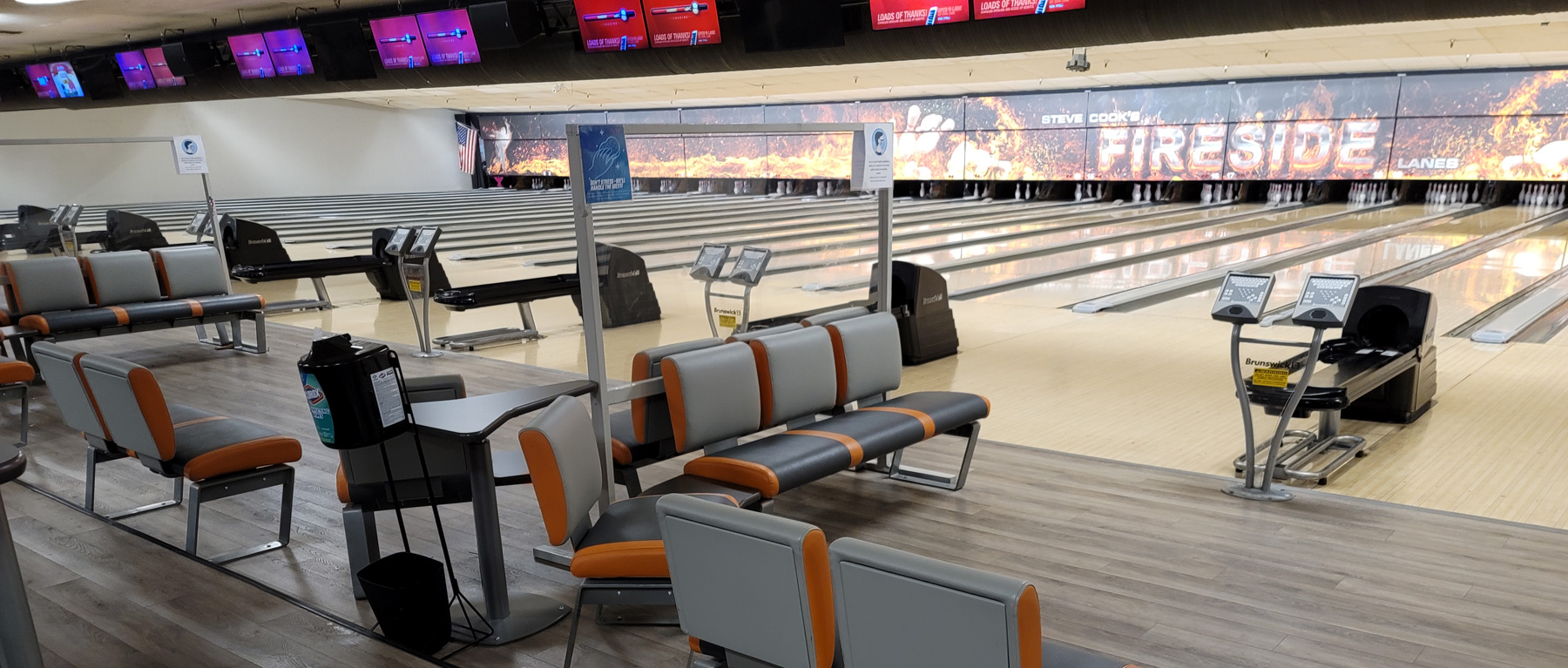 bowling lanes