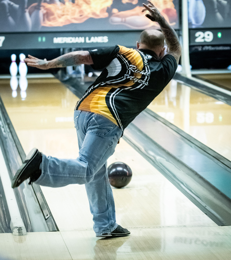 person bowling