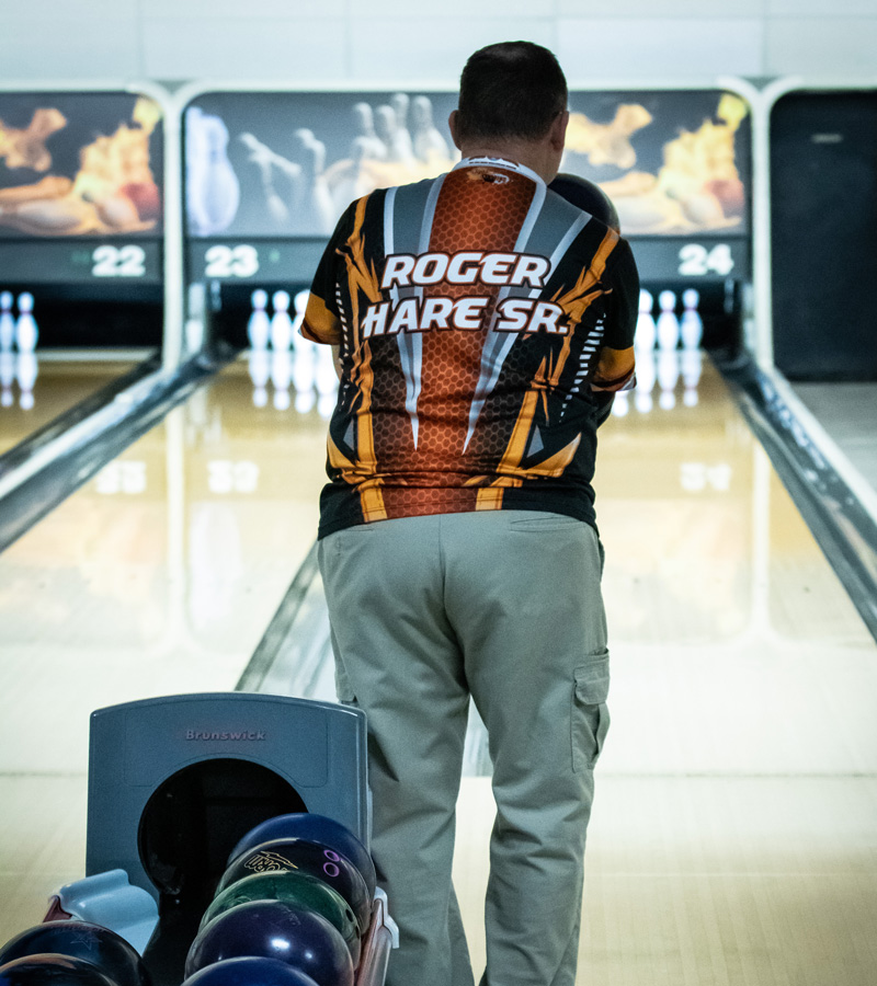 person bowling