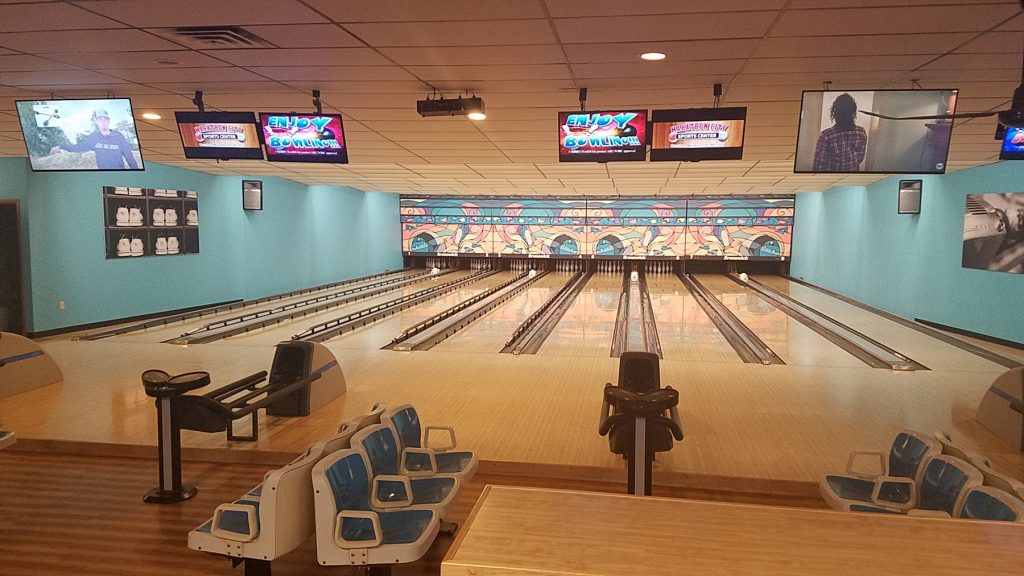 bowling lanes