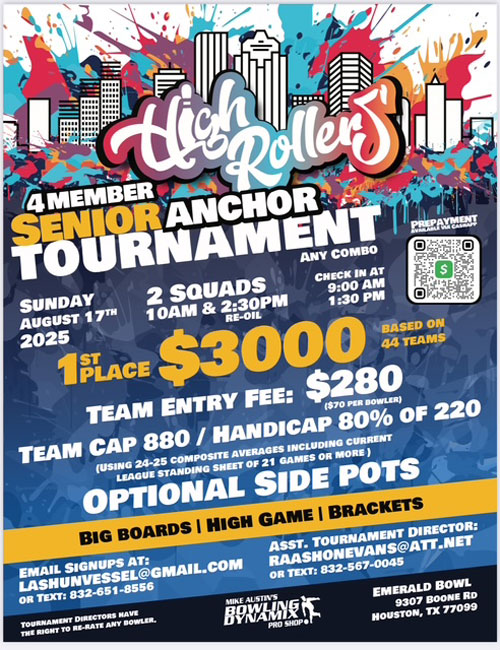 senior anchor tourament