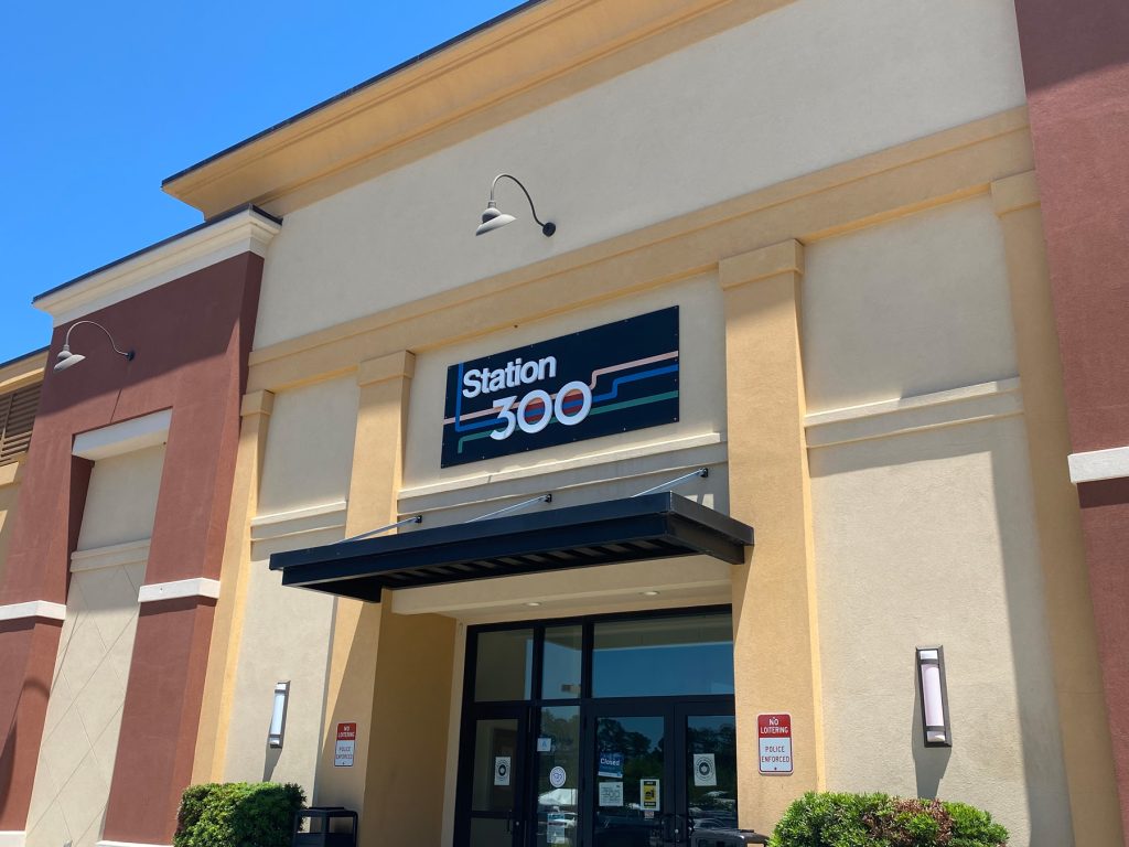 outside of building