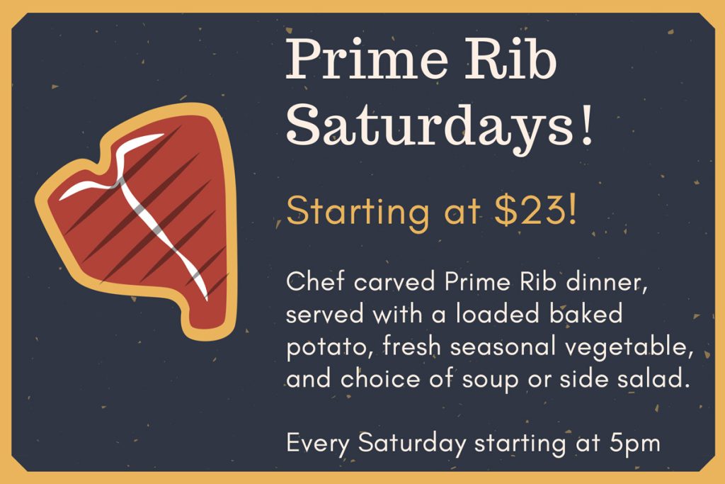 prime rib saturday