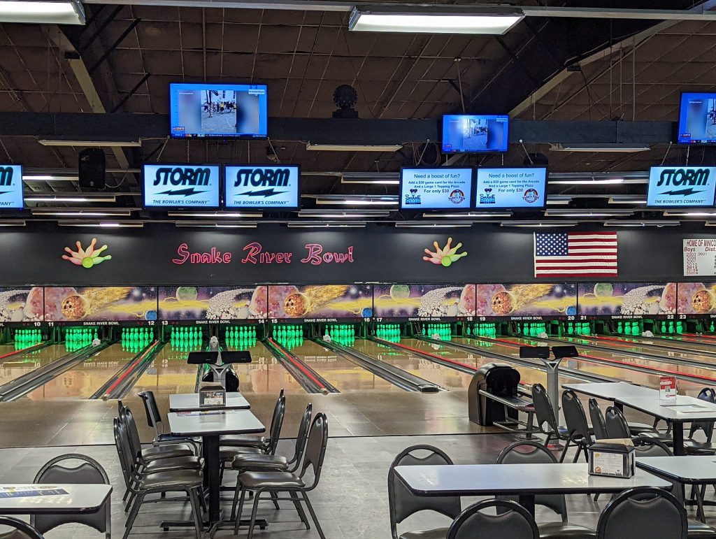 bowling lanes