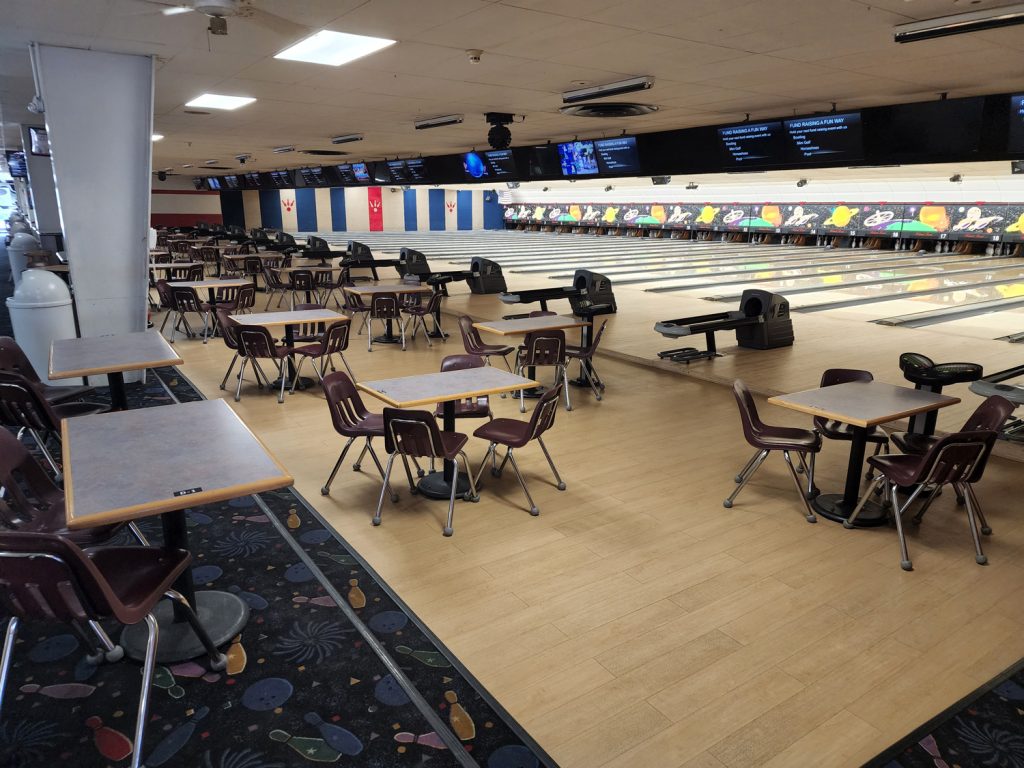 bowling lanes