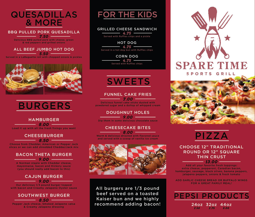 food menu
