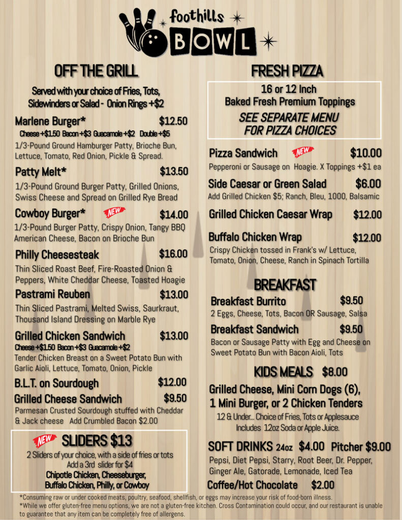 grill menu
