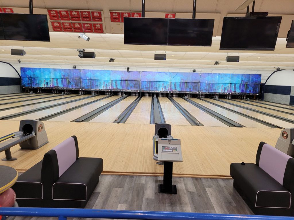 bowling lanes