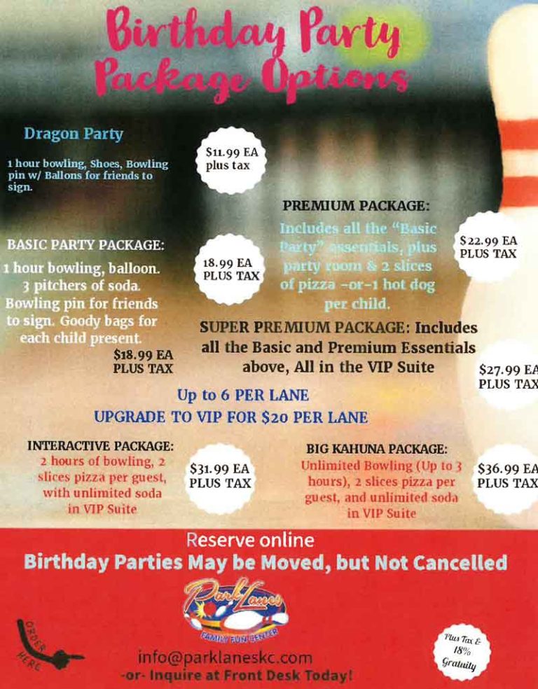 birthday parties