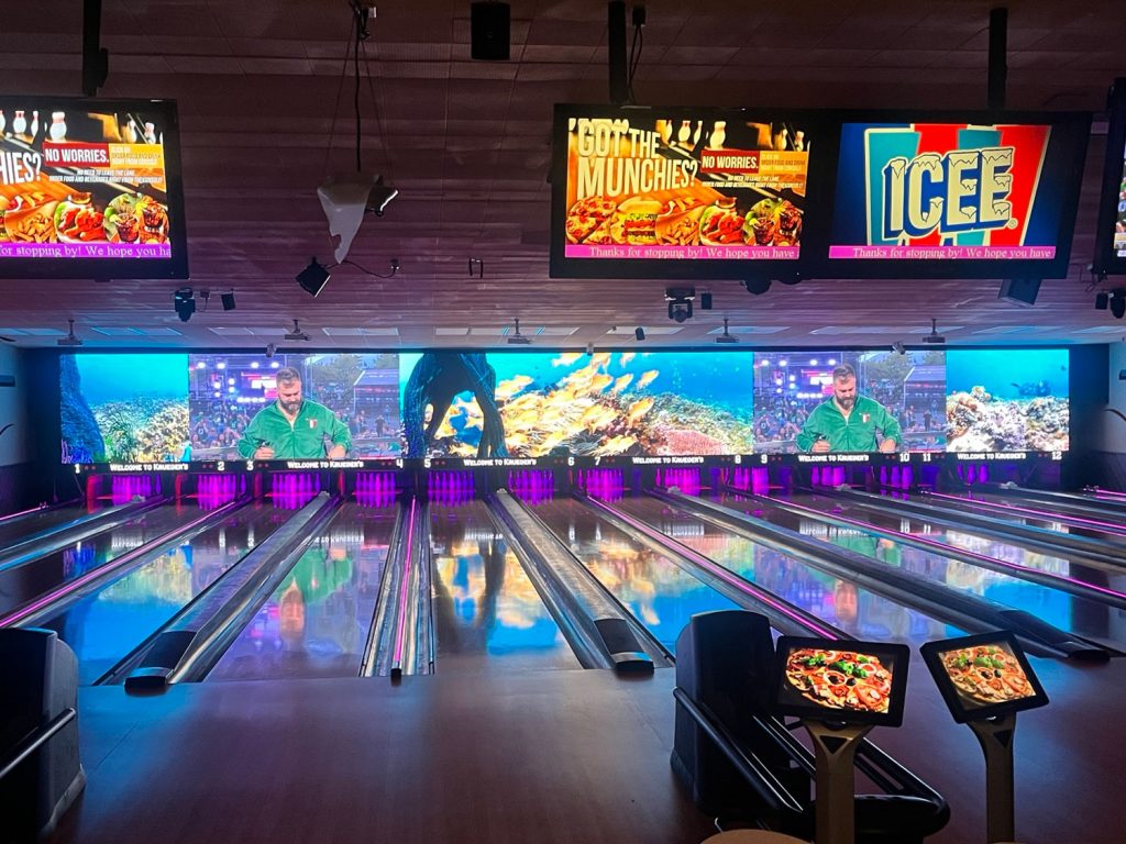 bowling lanes