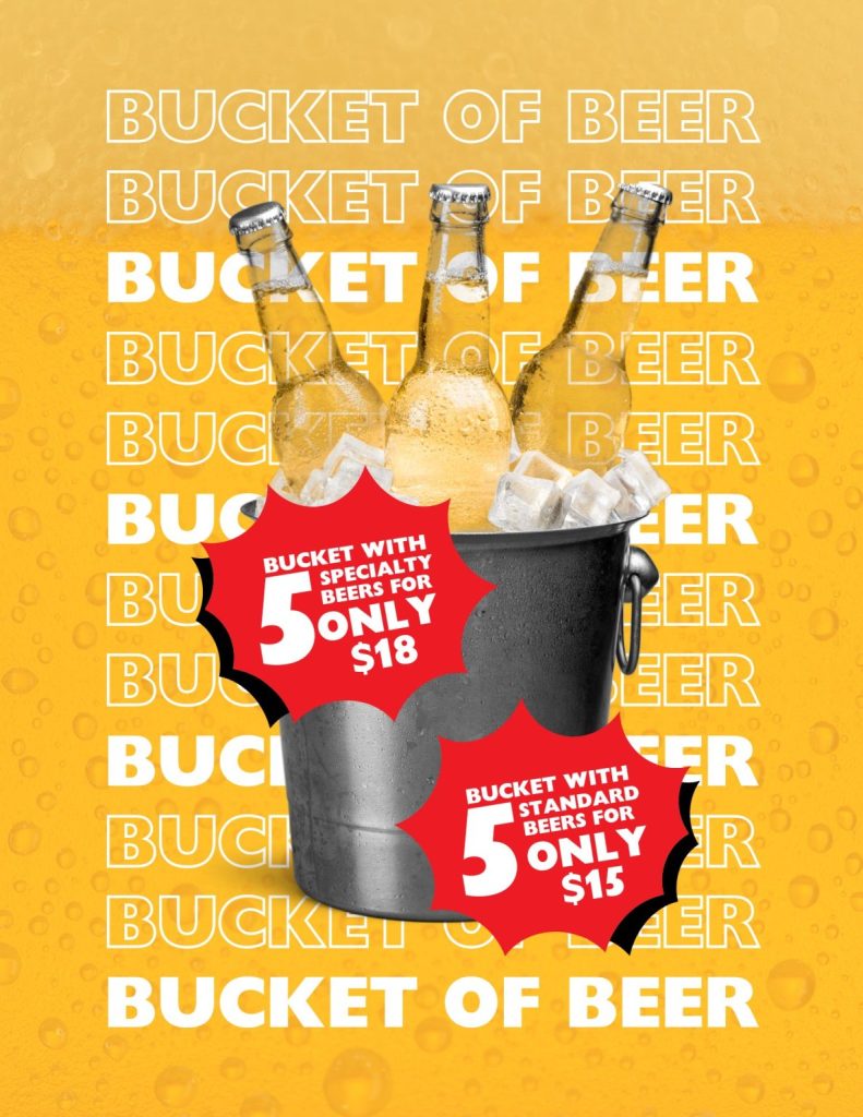 bucket of beer