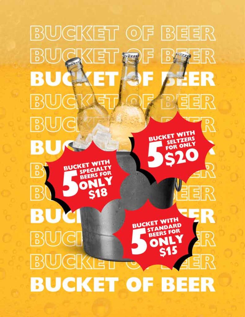 bucket of beer