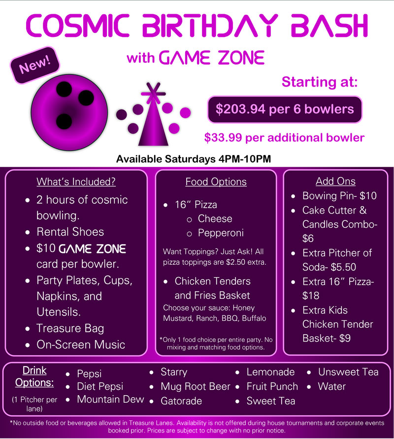 cosmic birthday bash