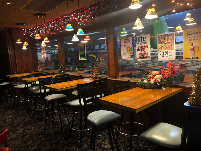 bar area