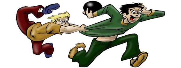 cartoon bowlers